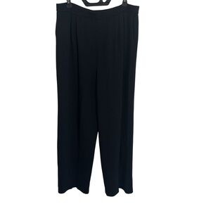 St. John Collection Black Santana Knit Pull-On Pants